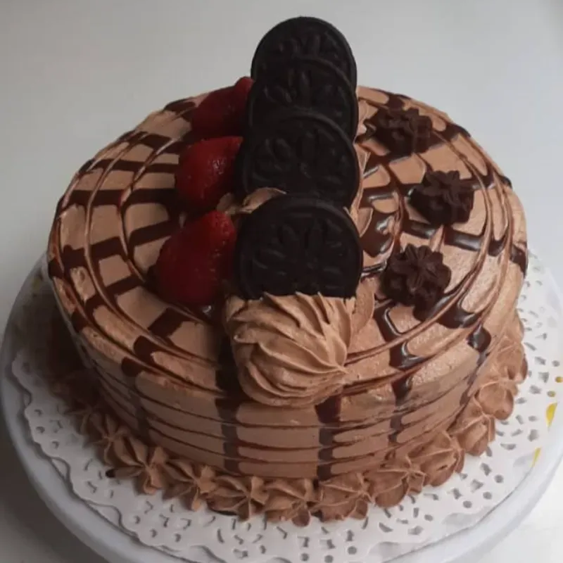 Cake de Crema de Chocolate 