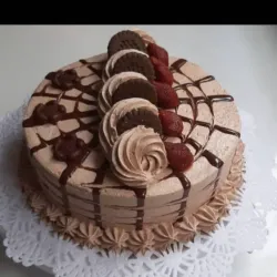 Cake de Crema de Chocolate 
