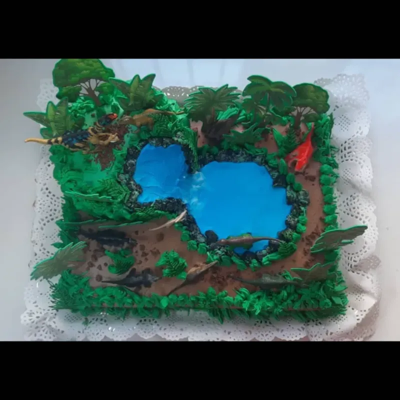 Cake de Nata y Ganache 