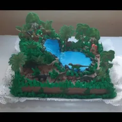 Cake de Nata y Ganache 