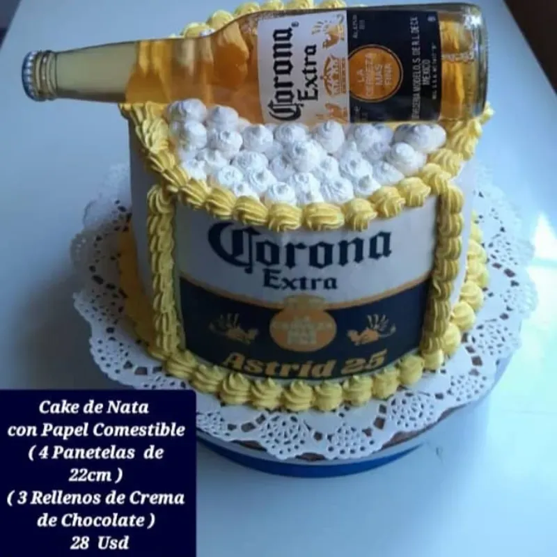 Cake Decorado con  Papel Comestible 