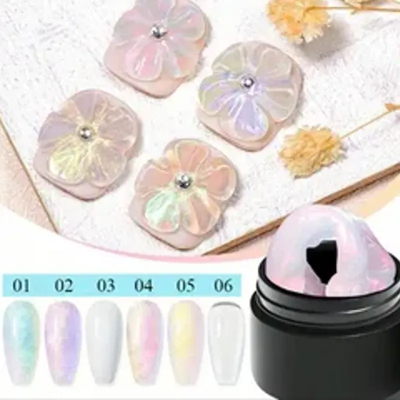 Gel sólido efecto aurora 