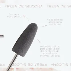 Fresa de silicona 