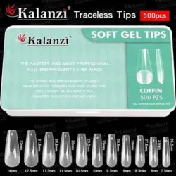 Uñas Soft gel Coffin 