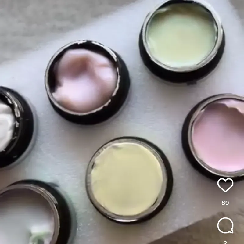 Gel sólido efecto aurora 