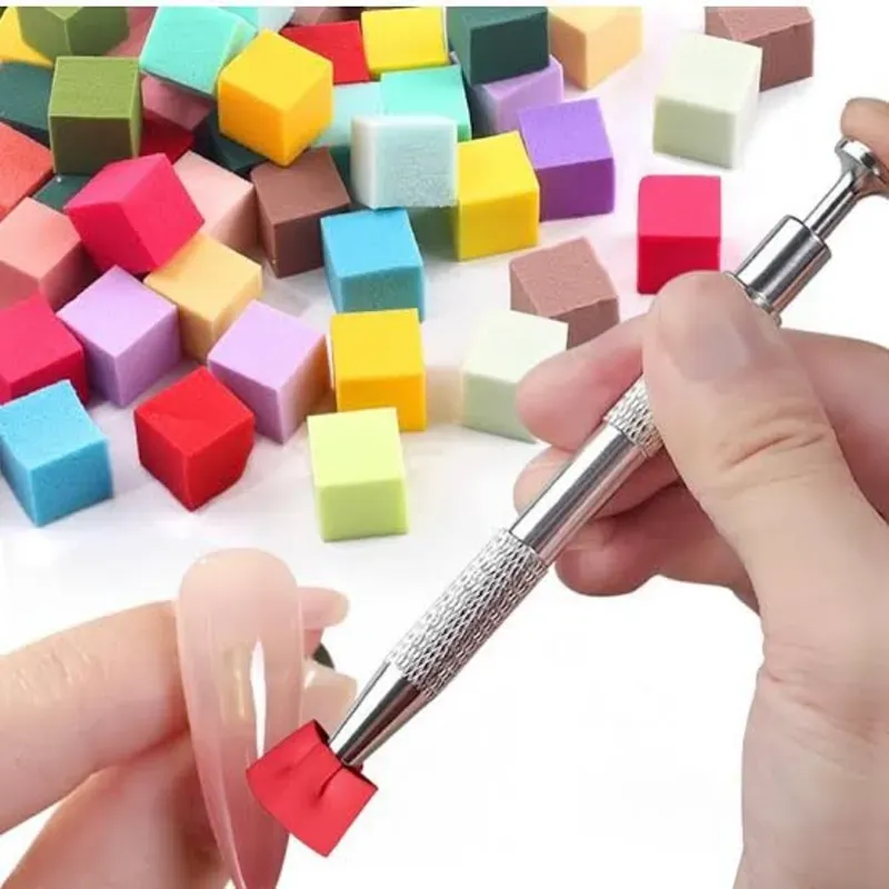 Pinza + Esponjas para difuminar 