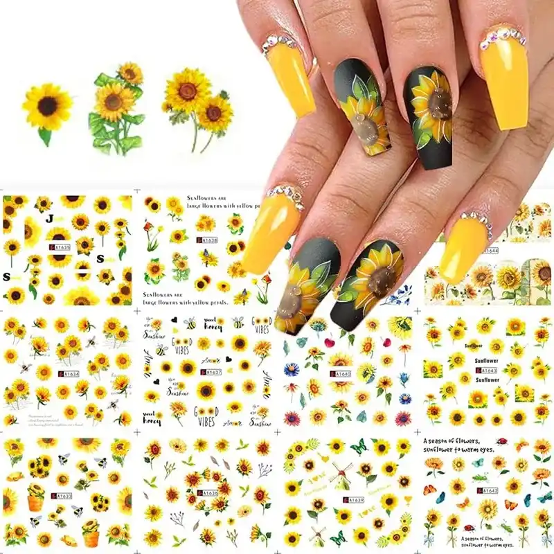Sticker girasoles 