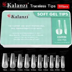 Uñas Soft gel Coffin 