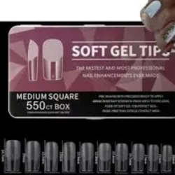 Uñas Soft Gel Cuadradas