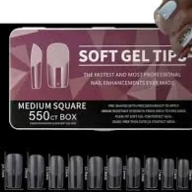 Uñas Soft Gel Cuadradas
