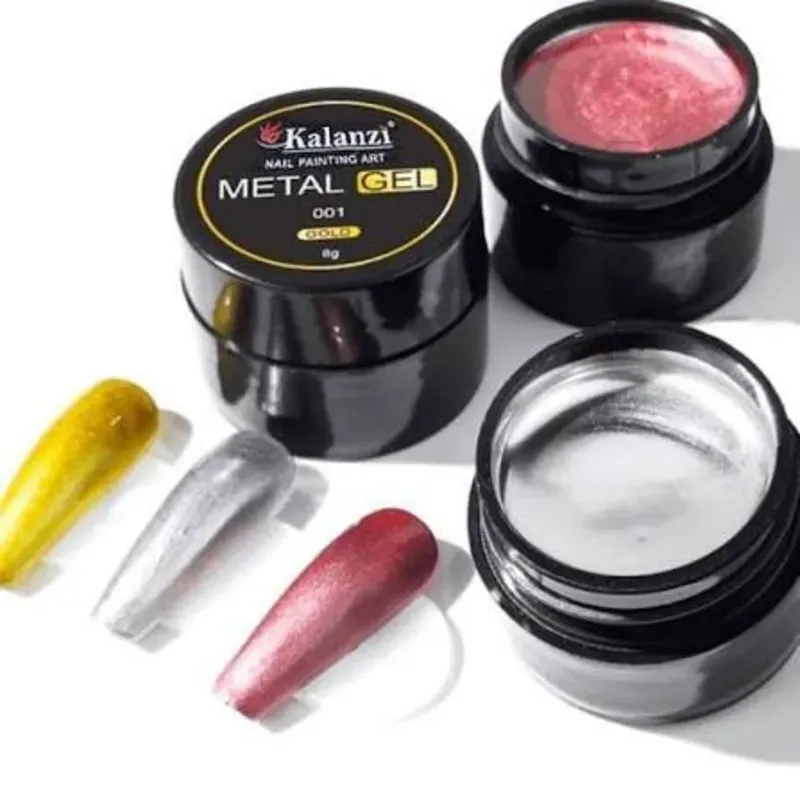Trío de metal gel 
