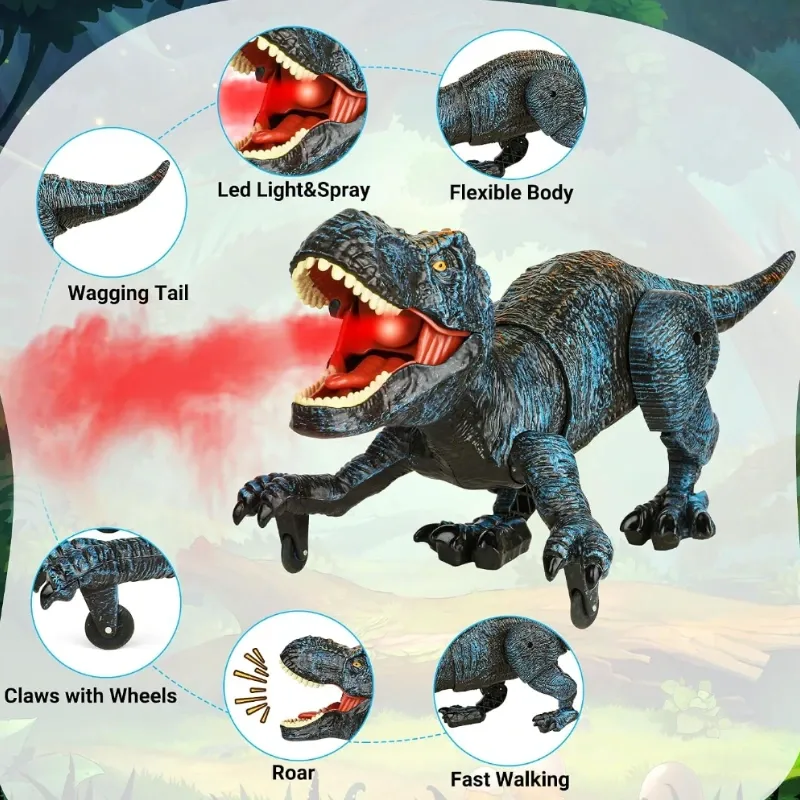 Dinosaurio con control remoto