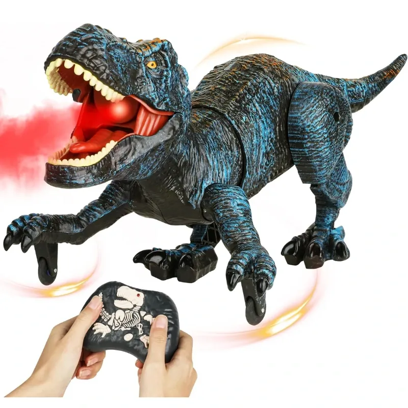 Dinosaurio con control remoto