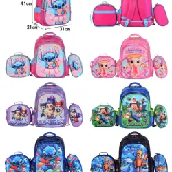 Mochilas de 3 piezas con luces