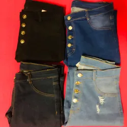 Jeans de mezclilla para mujer