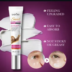 Contorno de ojos de colágeno y baba de caracol