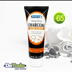 Exfoliante de carbón activado