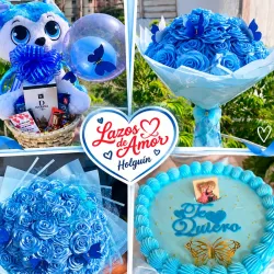Destello azul
