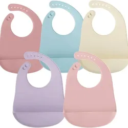 Baberos de silicona para bebé