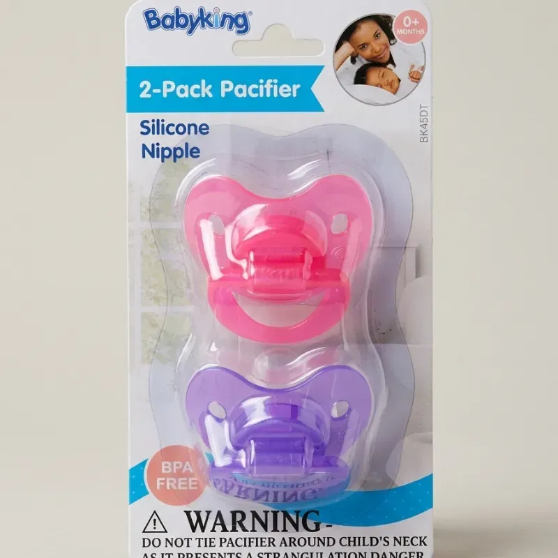Chupetes para bebé Baby King, set de 2 unidades