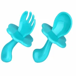 Set de cuchara y tenedor de entrenamiento para bebé