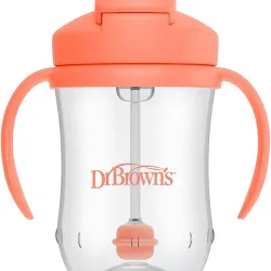 Vaso de entrenamiento con popote Dr. Brown’s (9 oz / 270 ml)
