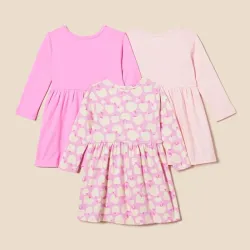 Vestido de manga larga para bebé niña