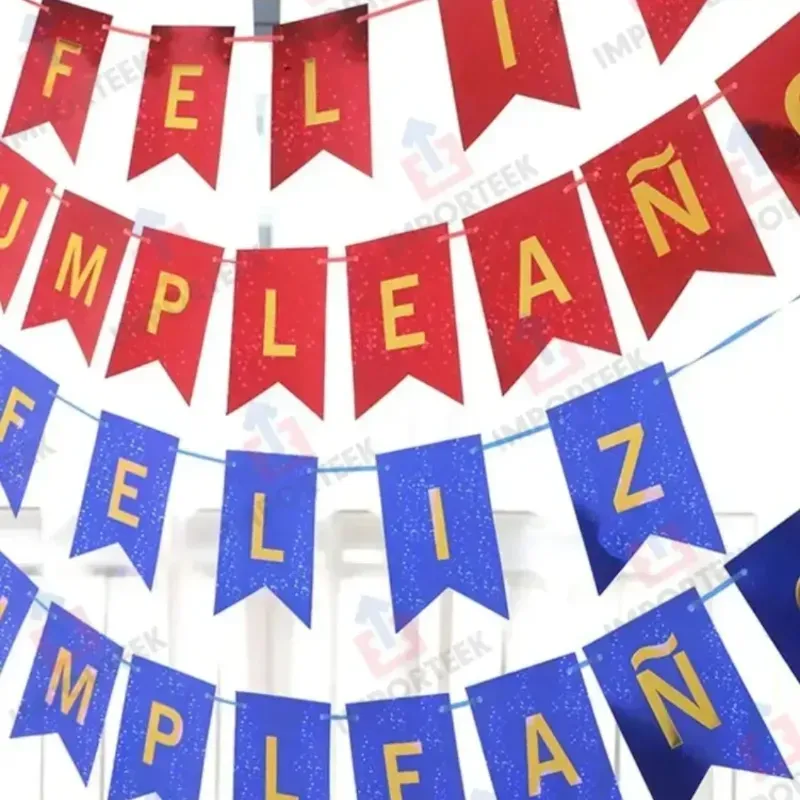 Banderines "Feliz Cumpleaños" 