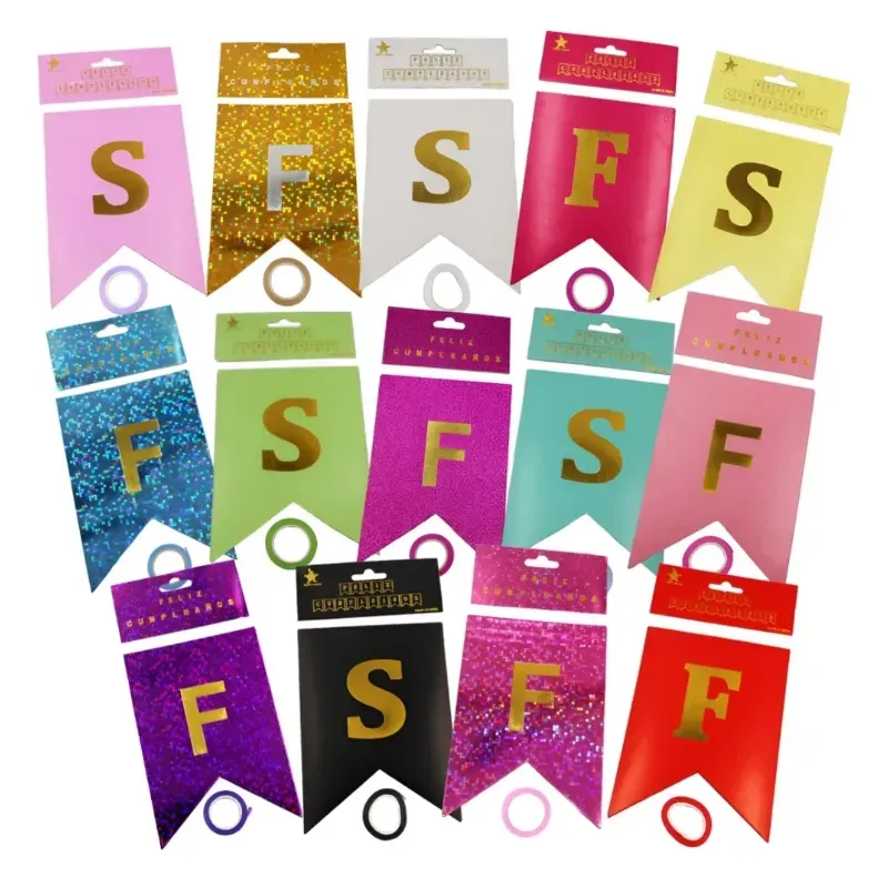 Banderines "Feliz Cumpleaños" 