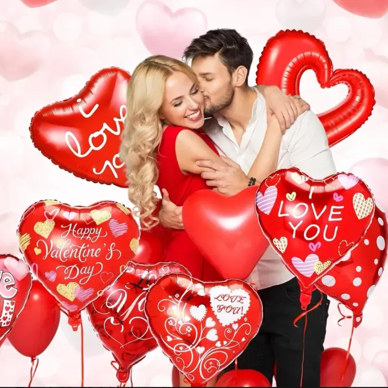 Corazón Inflable Romántico San Valentín 25cm