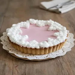 Pay con Crema de Frambuesa 