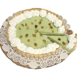 Pay con Crema de Pistacho y Nueces