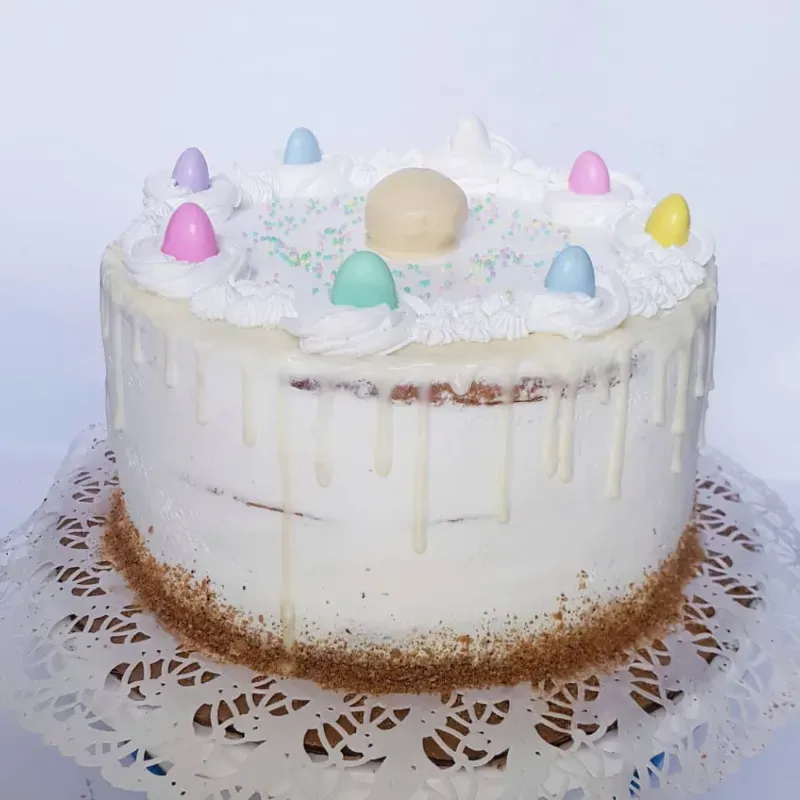 Tarta Semidesnuda de Nata