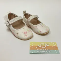 Ballerinas blancas con flores H&M