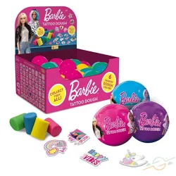Barbie tatuaje y plastilina