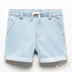 Bermuda azul MANGO #0002