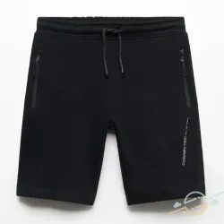 Bermuda negra MANGO 