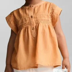 Blusa amarilla MANGO 