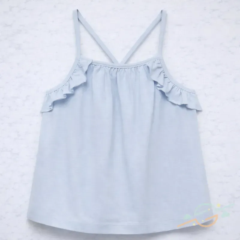 Blusa azul MANGO #0001