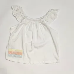 Blusa blanca tirantes MANGO