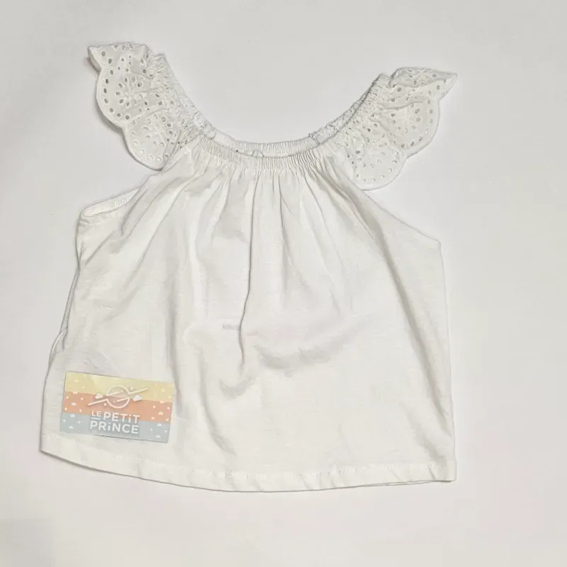 Blusa blanca tirantes MANGO