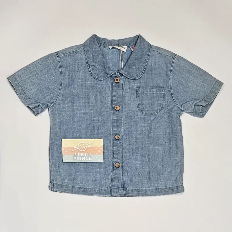 Blusa denim azul MANGO 