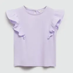 Blusa morada MANGO 