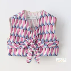 Blusa multicolor ZARA 