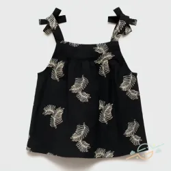 Blusa negra MANGO #0001