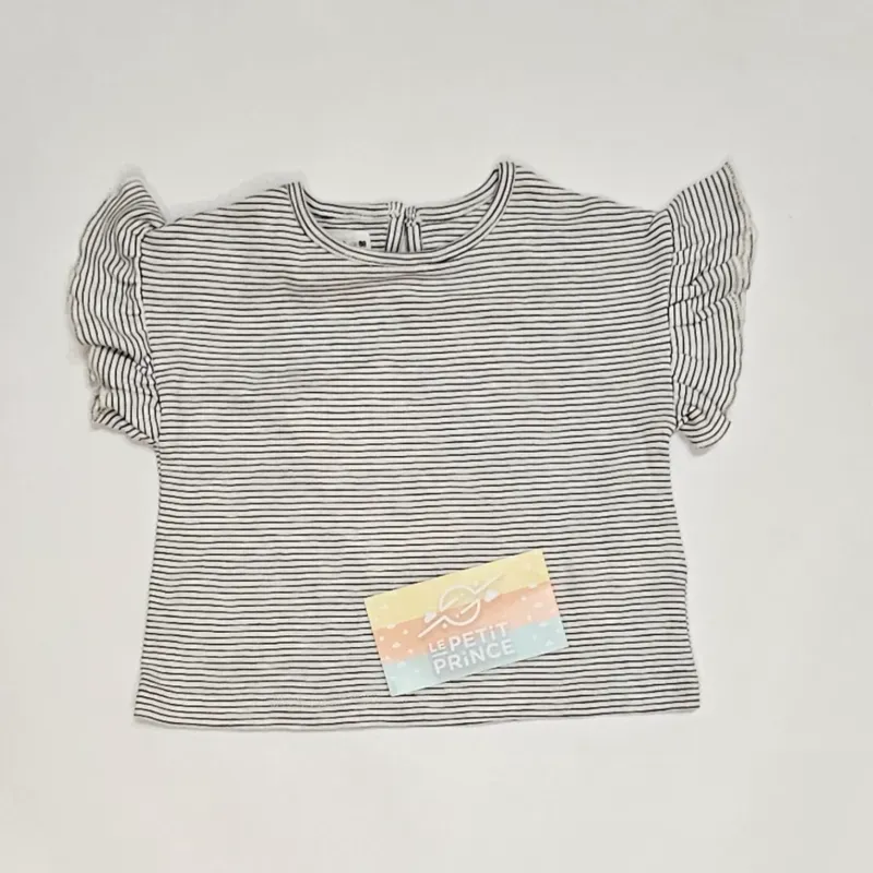 Blusa rayas volantes ZARA