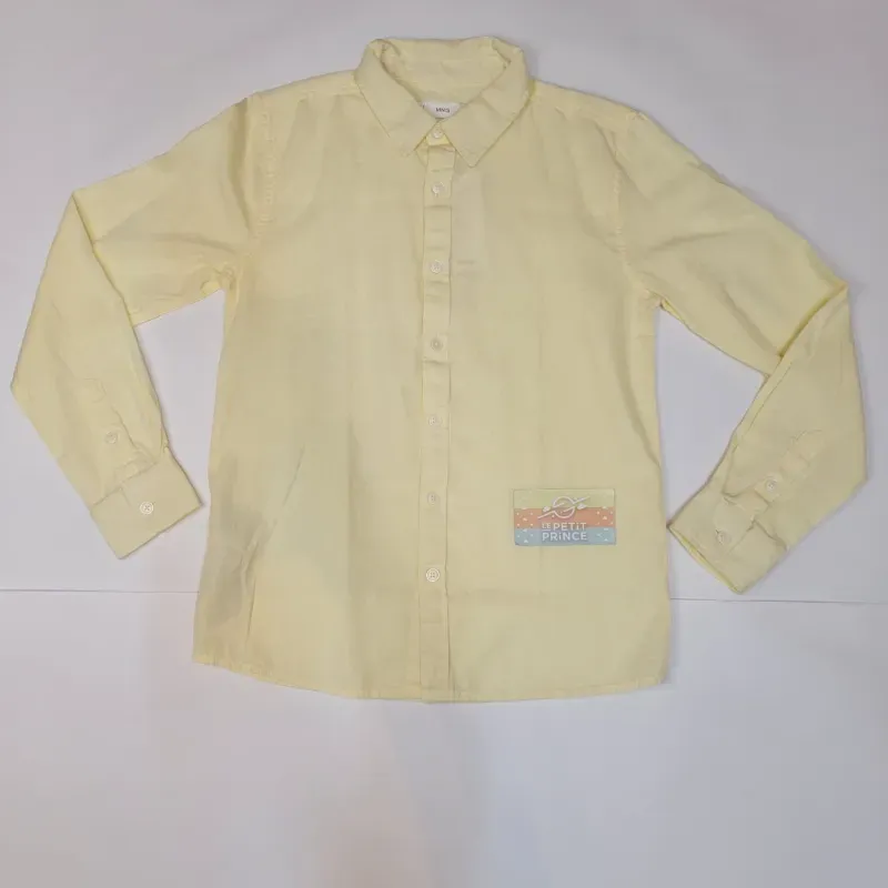 Camisa amarilla MANGO 