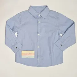Camisa azul MANGO