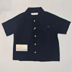 Camisa azul ZARA