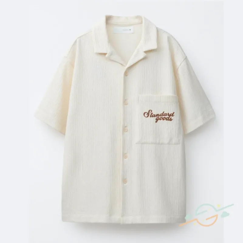 Camisa beige ZARA #0002